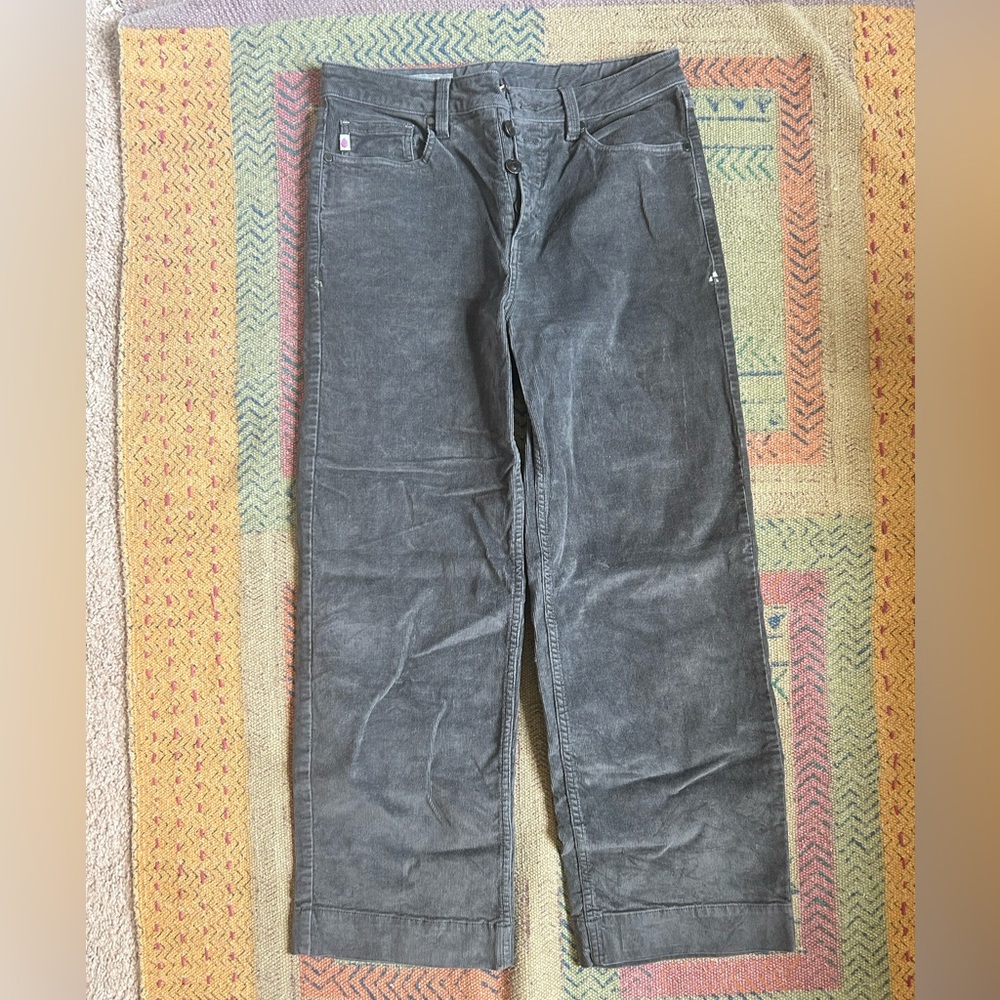 Stio Wide Leg Cords - 8 - Grey